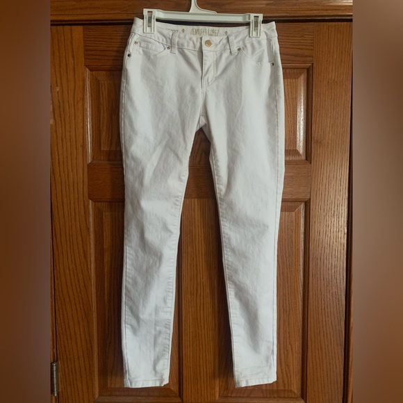 Jennifer Lopez Denim - Jennifer Lopez White Skinny Jeans, Size 2